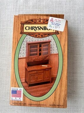 Dollhouse Miniature Kitchen Cabinet Kit by Chrysnbon 1:12 one inch scale D97